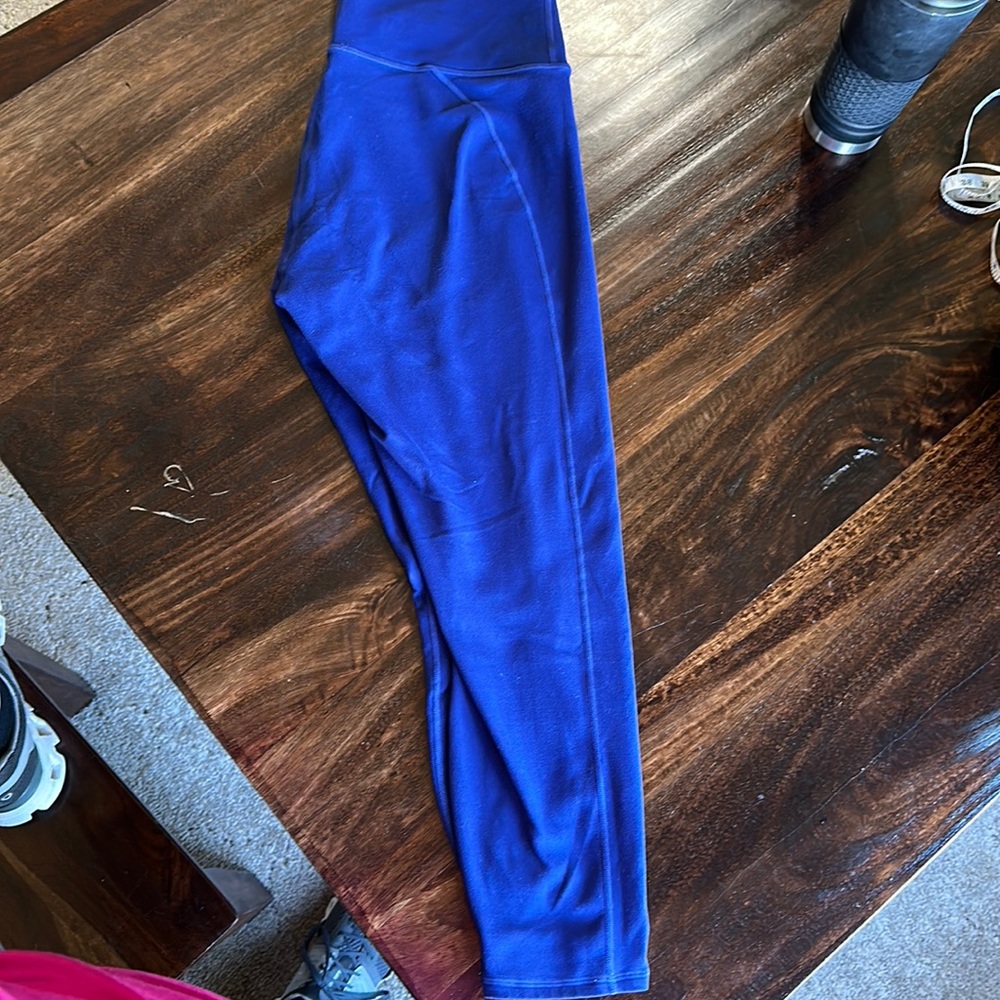 Fabletics power hold Navy 7/8 leggings XL